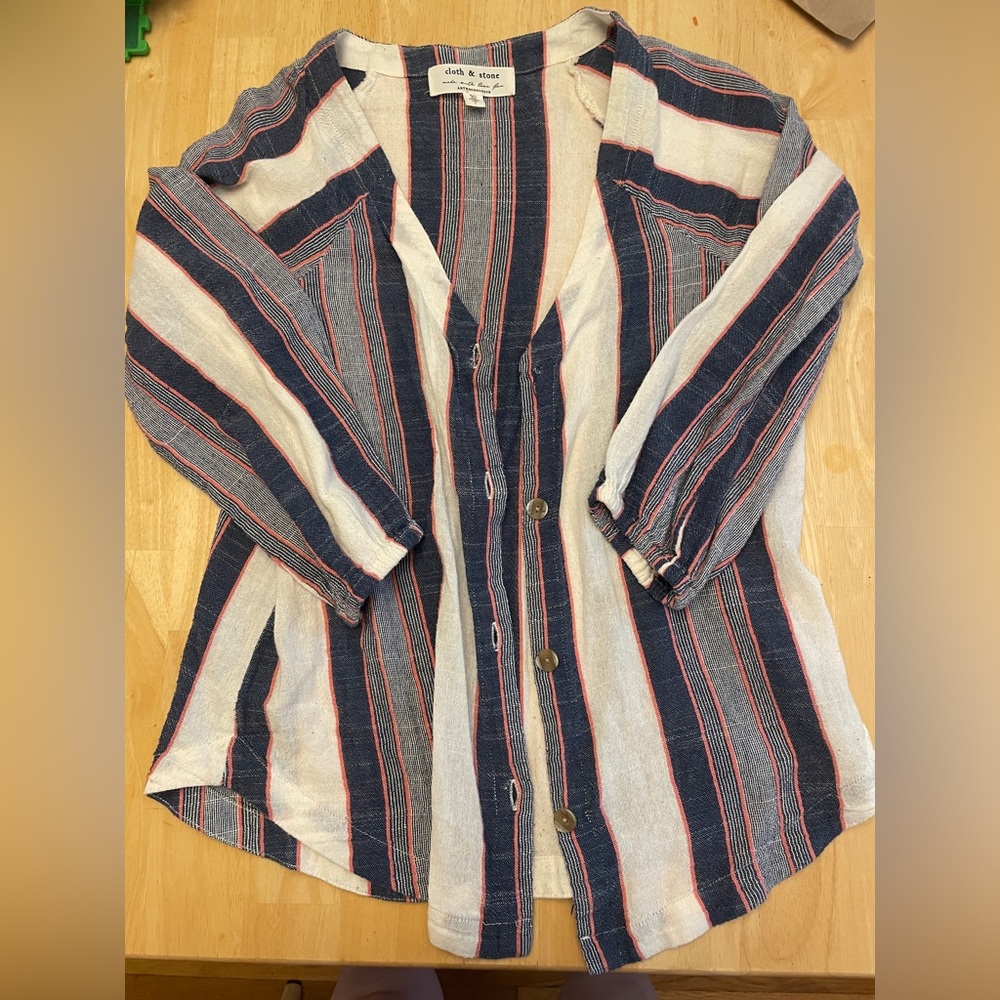 Cloth & Stone By Anthro Button Up SzSmall